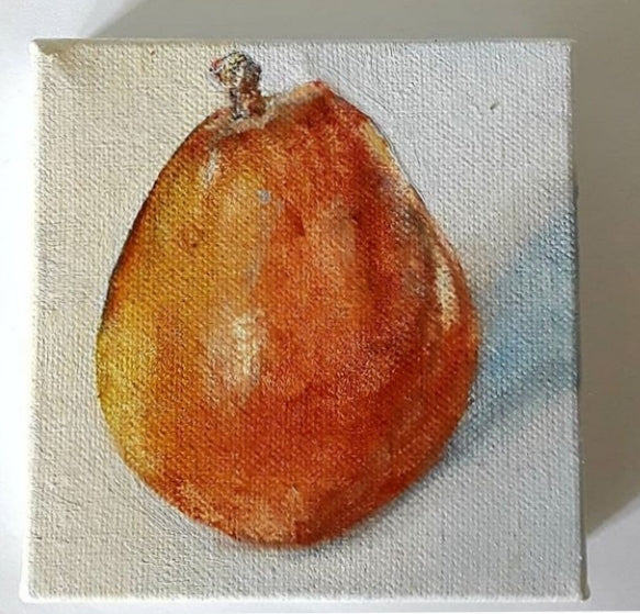 “Getting Ripe” (Red Anjou Pear)